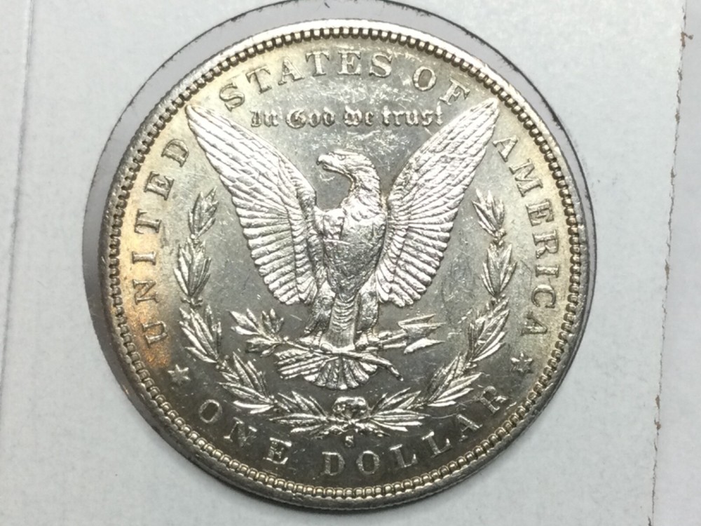 1887-S Morgan Dollar in uncirculated