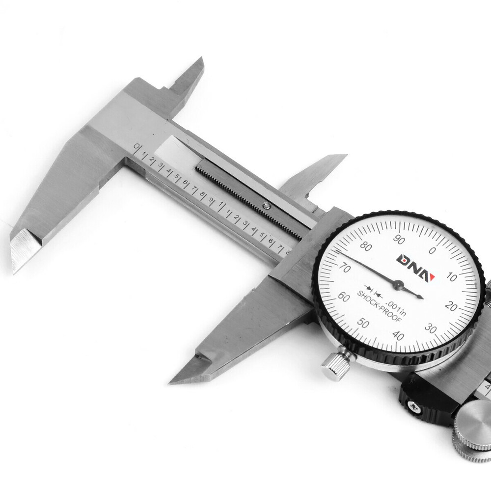 6 Inch Precision Millimeter Measurement Shockproof Lockable Head Dial Caliper