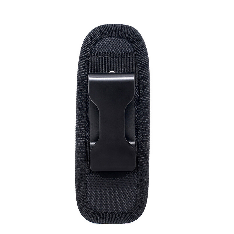 360 Degrees Rotatable LED Flashlight Pouch Holster Belt Carry Case Holder Torch