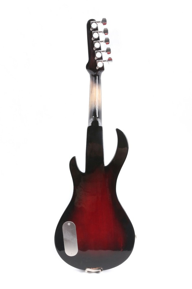 Advanced 5strings Electric Violin 4/4 Guitar Shape Nice Tone Free Case #EV20