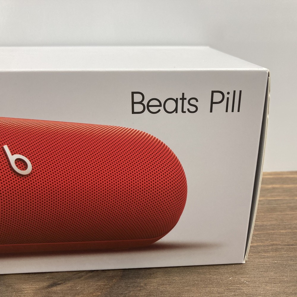 Beats by Dre Pill Portable Speaker Statement Red Bluetooth MWQW3LL/A