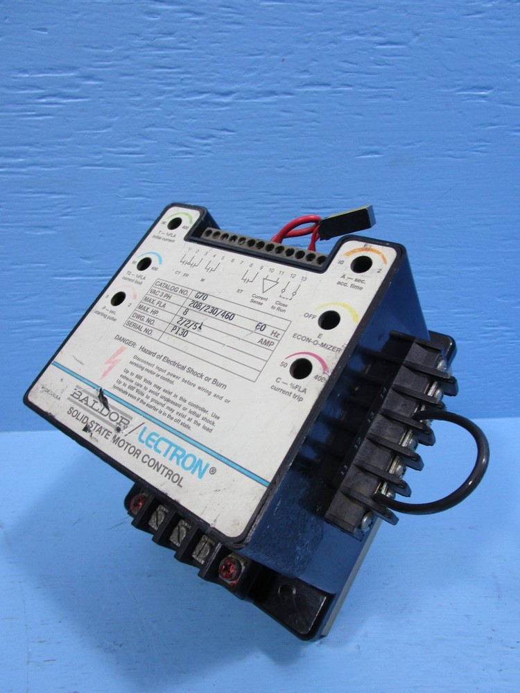 Baldor/Lectron G70 2HP/5HP Solid State Motor Control G-70 2 HP 460V 5 HP