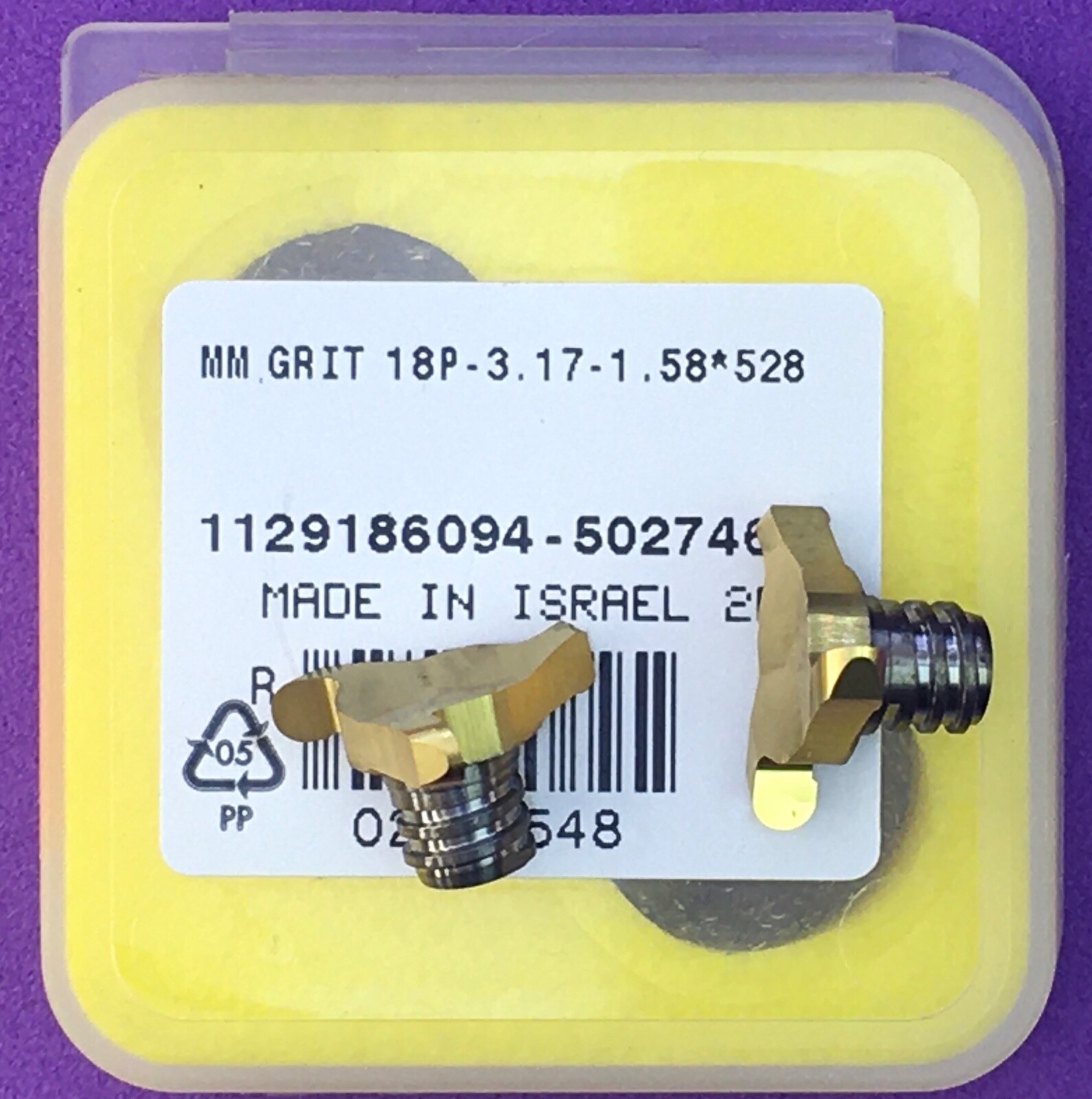 2pc ISCAR MM GRIT 18P-3.17-1.58 Carbide Multi Master Milling Head🎯Machinist