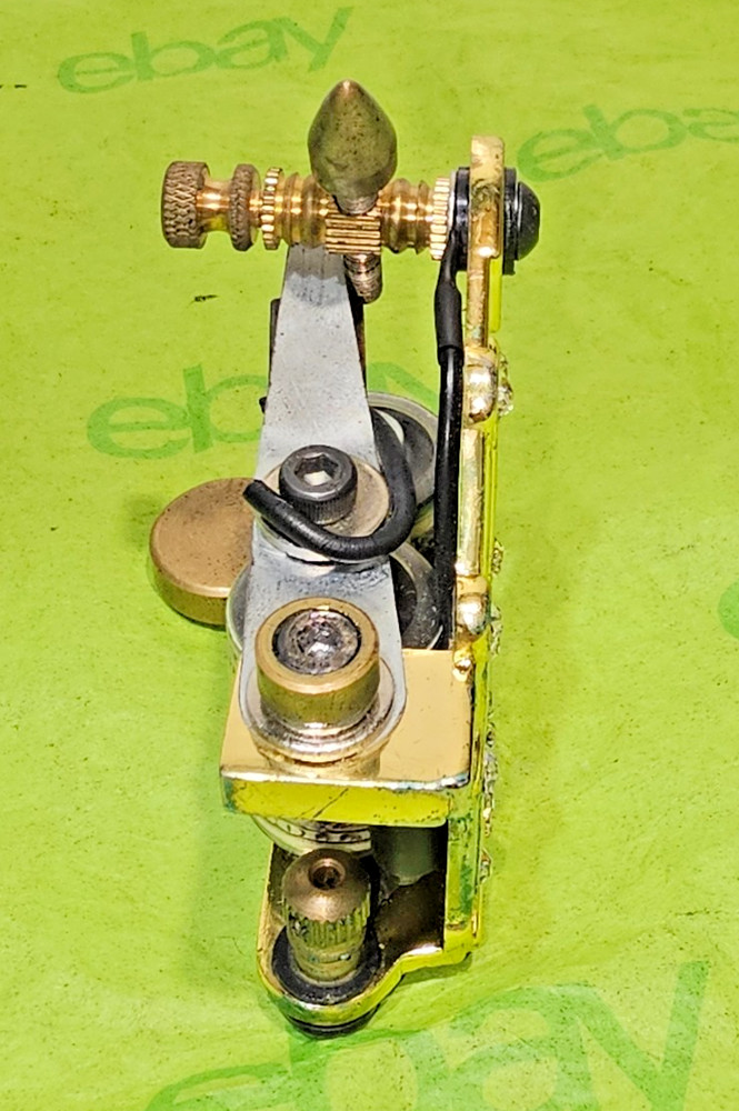 Vintage & Rare Custom CROWN Brass Frame Tattoo Machine (unTested)