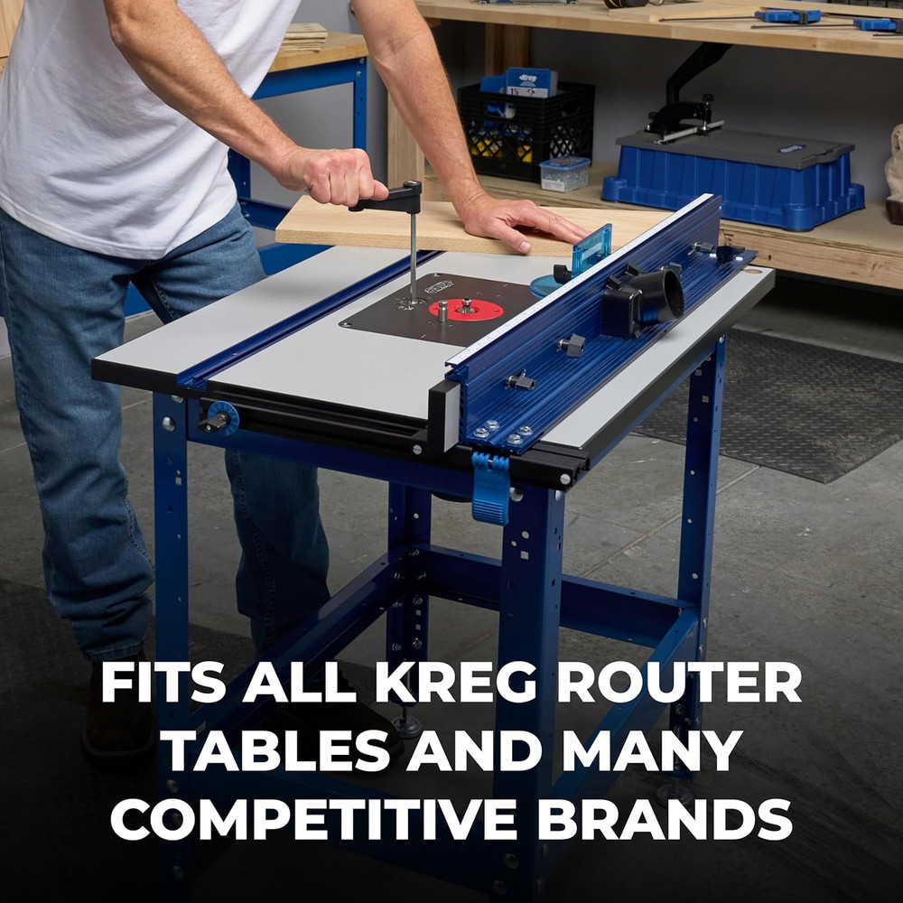 PRS5000 Precision Router Lift - Router Table Lift System - Durable Router Plate