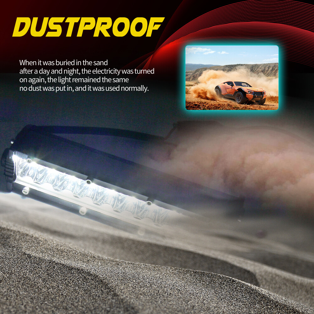 20inch LED Light Bar Dual Row Spot Flood Combo Offroad Truck SUV ATV 4X4 4WD