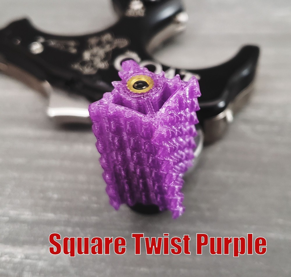 === Carter Ultraview TruBall Release SQUARE TWIST Thumb Button Peg Knobs