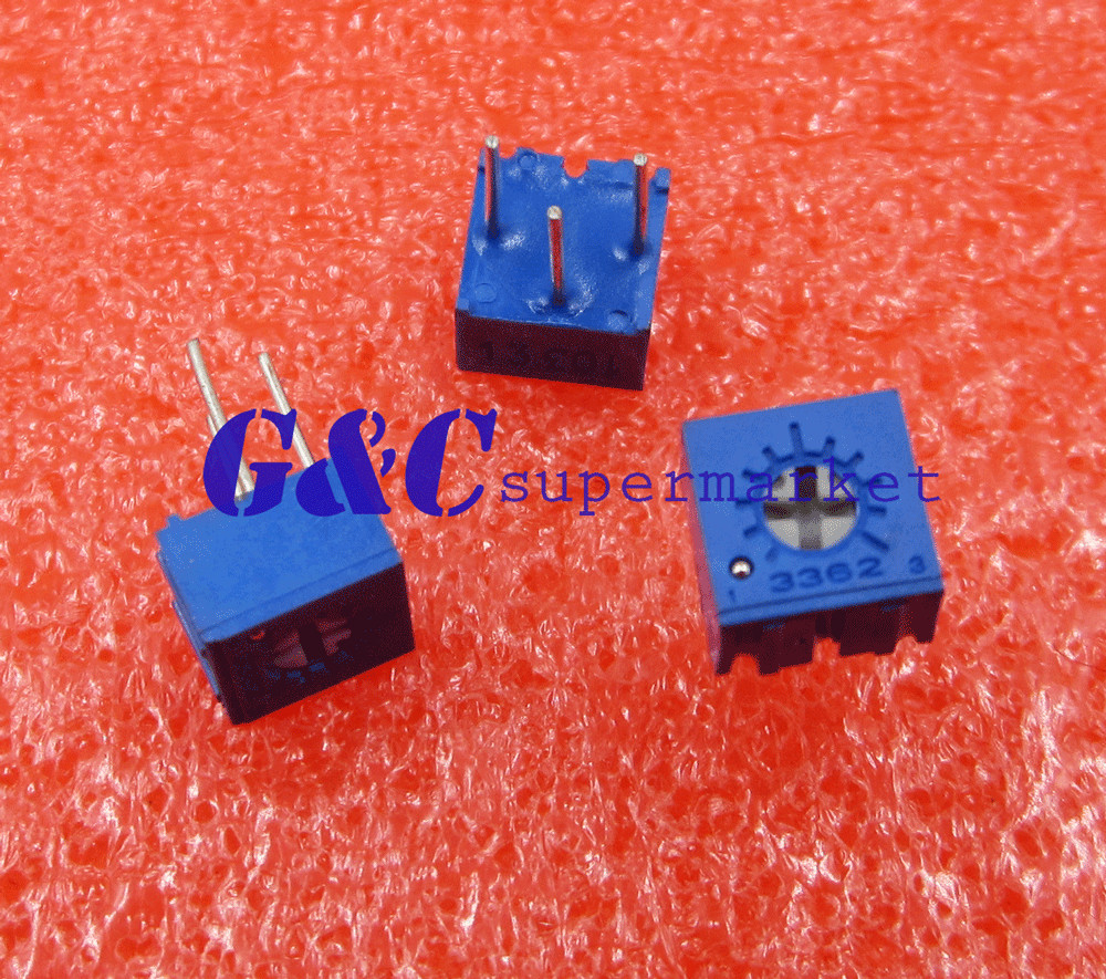 20Pcs 3362P-502 3362 P 5K ohm High Precision Variable Resistor Potentiometer
