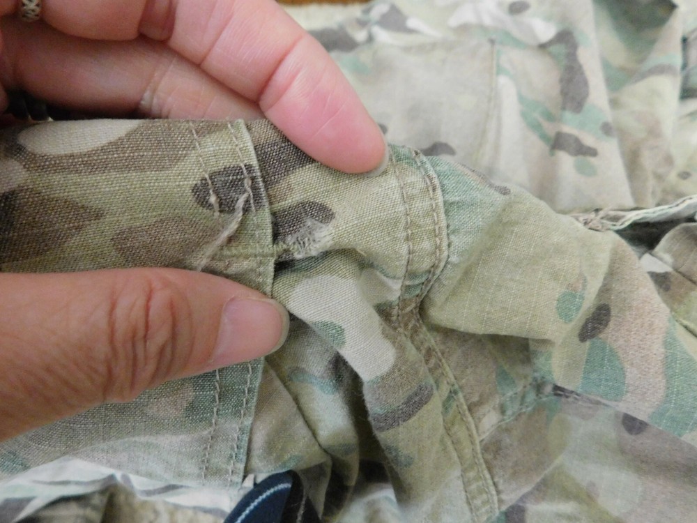 US ARMY MULTICAM FLAME RESISTANT COAT SZ LARGE -REG