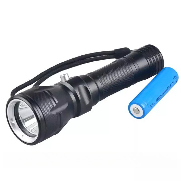 LED Portable Torch Light Lamp Waterproof Flashlight Scuba Diving Flashlight US