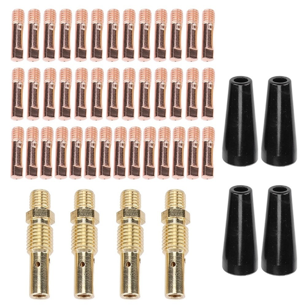 48Pcs MIG Welding Accessory Kit with Lightweight Design and Durability