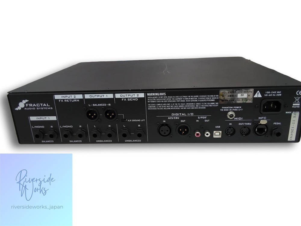 FRACTAL AUDIO AXE FX2 II Amp Simulator Effects Unit JP