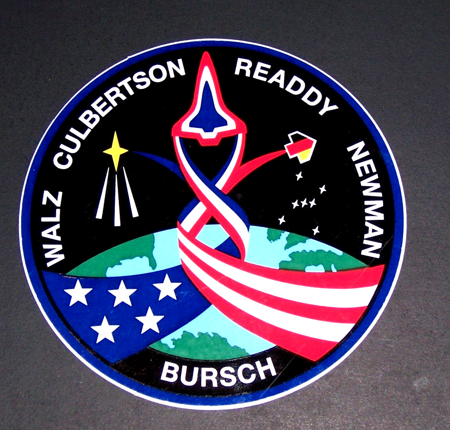 NASA - Mission Sticker -  3 1/2" Round
