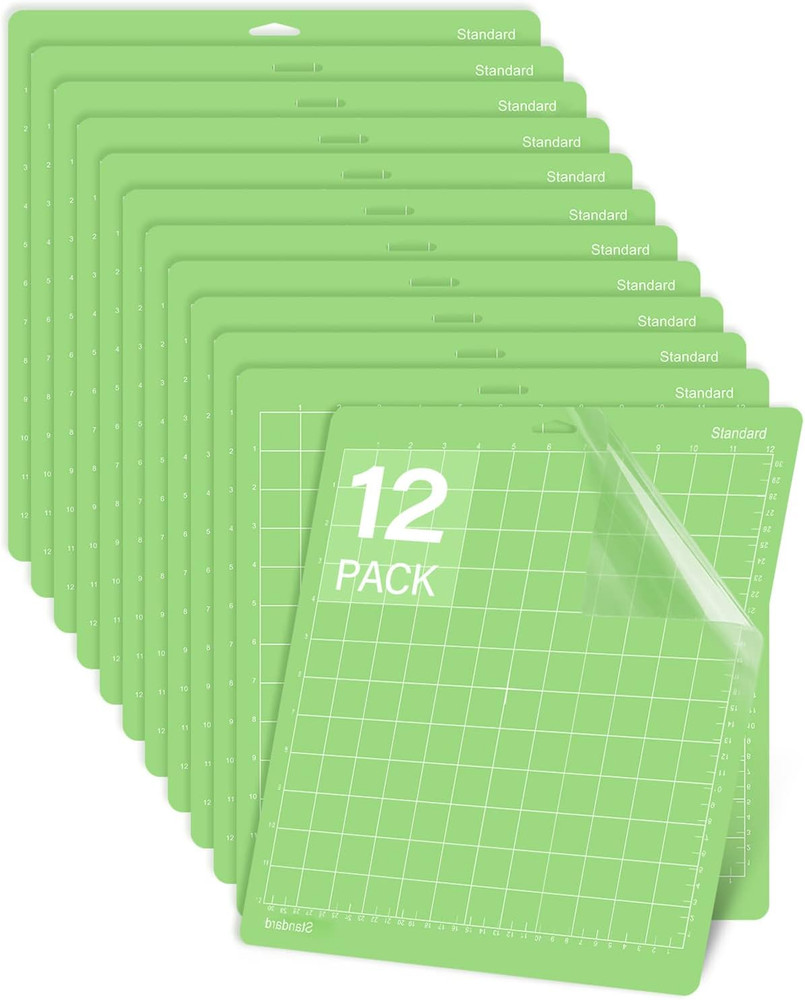 Cutting Mat, Compatible with Maker 3/Maker/Explore 3/Air 2/Air/One 12 Pack 12X12