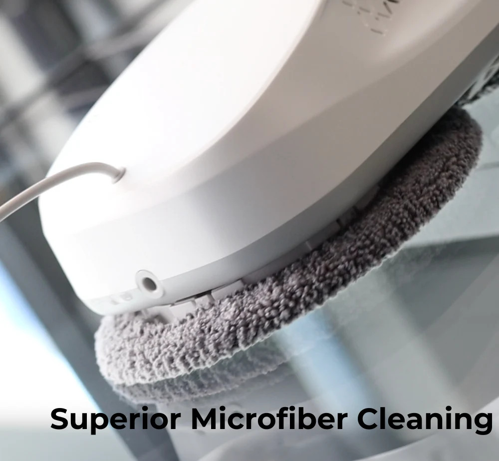 Limpio Window Cleaning Robot | AI Smart Navigation | Dual Spray | Microfiber