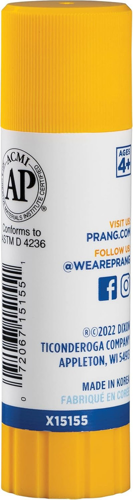 Washable Glue Stick, Clear.74 Oz, 1 Count