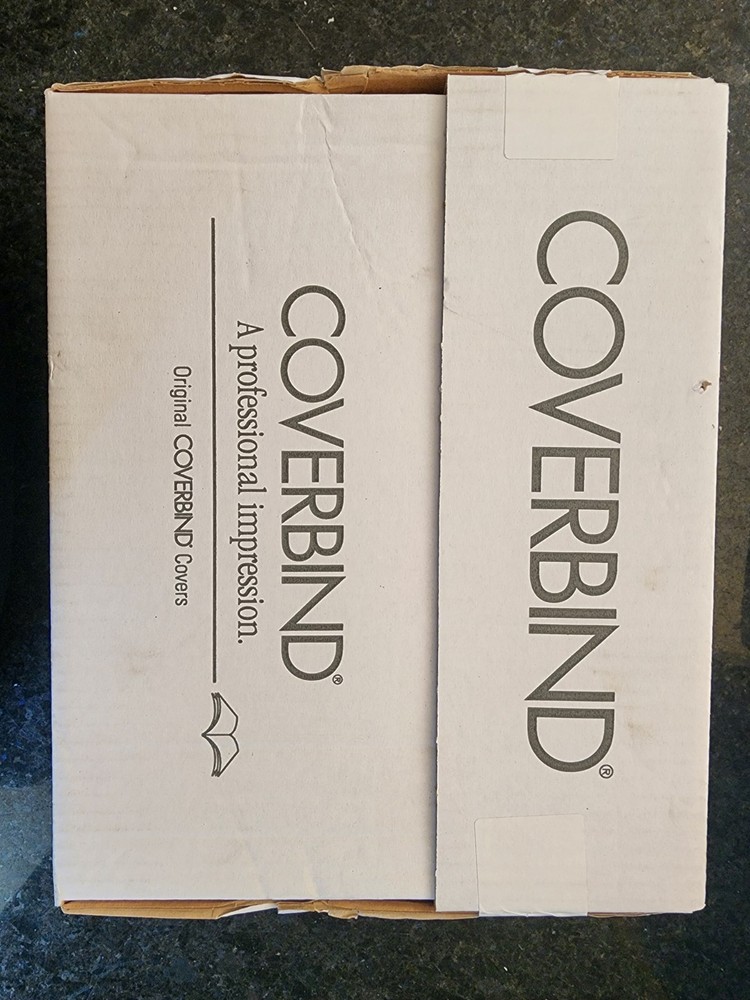 Coverbind Black Binding Covers 3/4" Spine 50 Count Model 675825