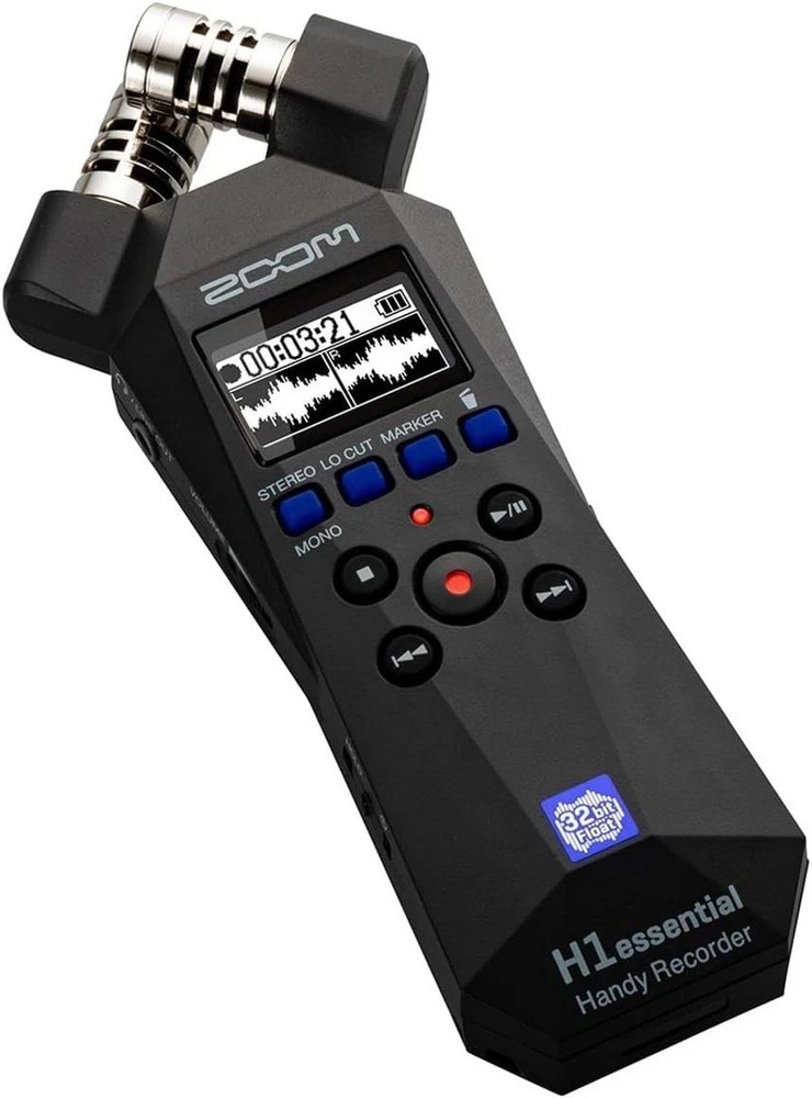 Zoom H1essential Stereo Handy Recorder with 32-Bit Float - NEW
