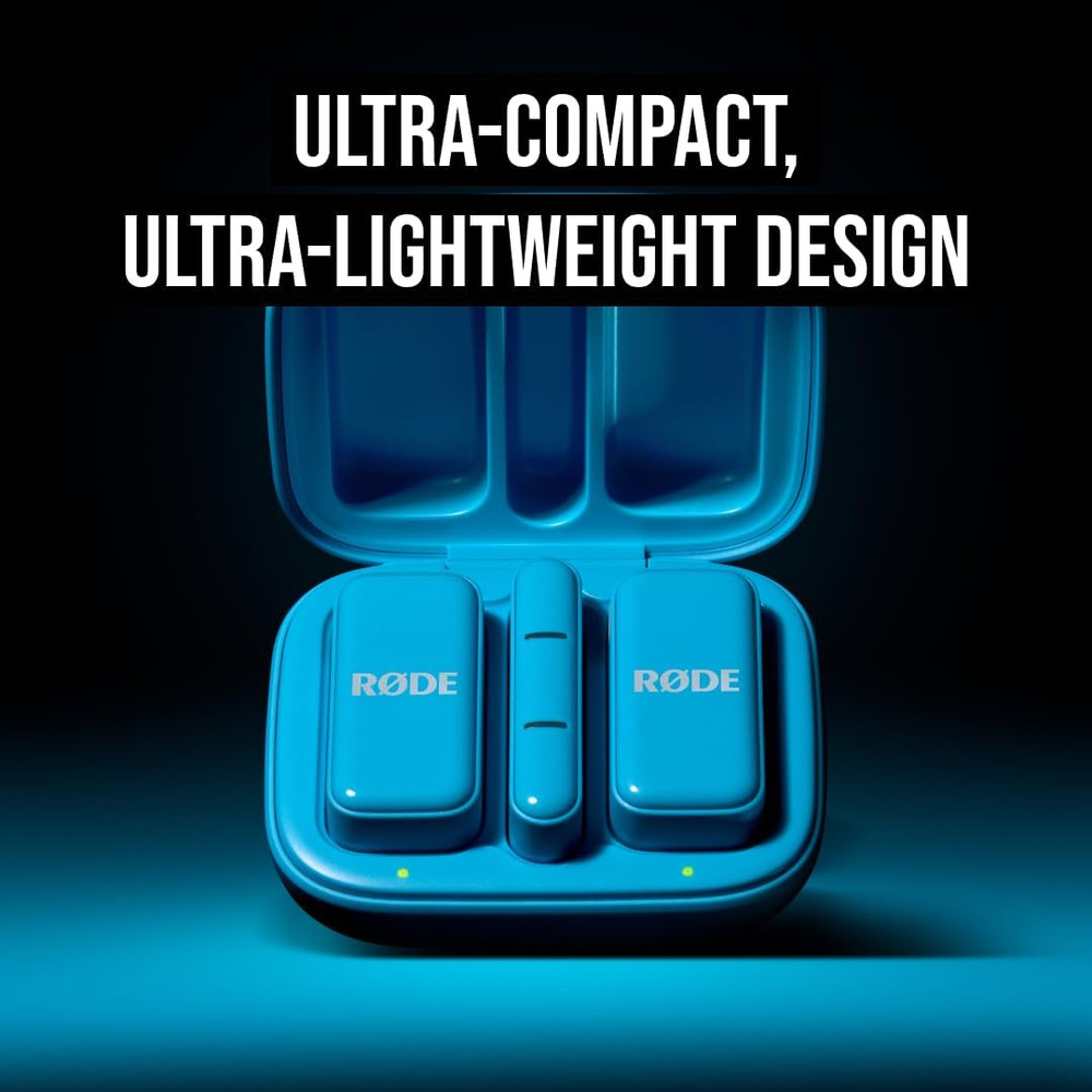 Wireless Micro - Compact Wireless Microphone, Two Mics with Charge Case for Smar