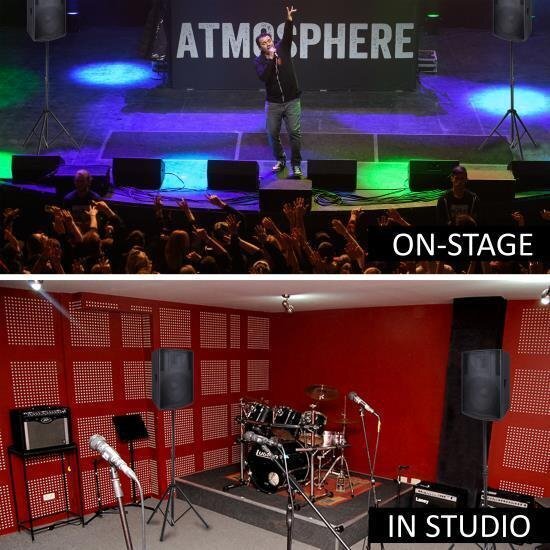 Pyle Universal Speaker Stand Mount Holders Metal Height Adjustable (Pair)