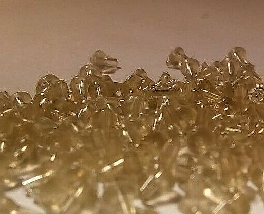 20 x MOD TRANSPARENT BROWN HOOK BEADS STOPS FOR RONNIE / SPINNER RIGS CARP RIGS