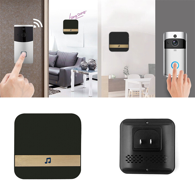 Wireless WiFi Video Doorbell Smart Phone Door Ring Intercom Security Camera Bell