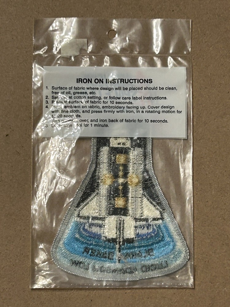 NOS NASA Space Shuttle Atlantis STS-43 Mission Patch TDRS-E