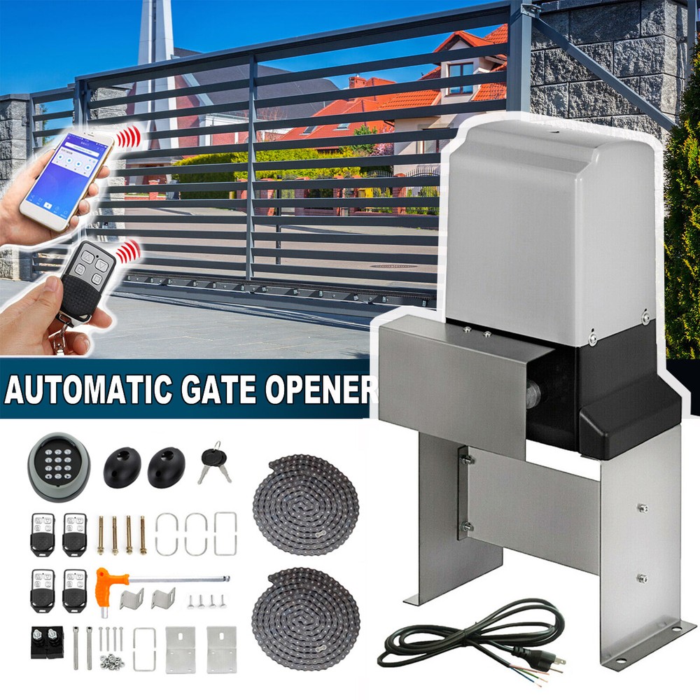 Automatic Sliding Gate Opener Electric Remote Rolling Driveway Gate APP Control