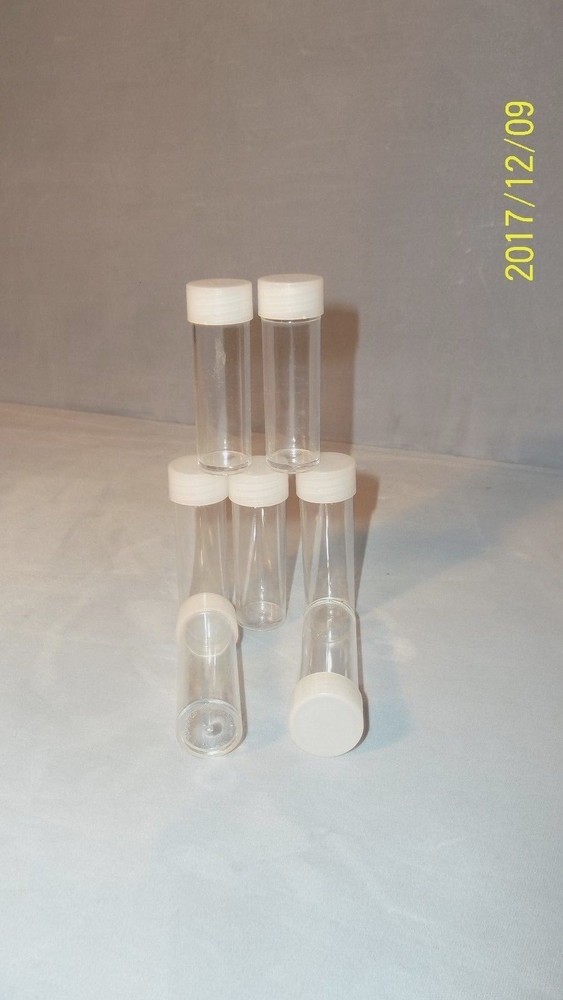 NEW--FIVE (5) Empire Round Coin Tubes for Dimes