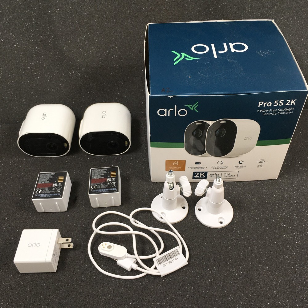 Arlo Pro 5S 2K Security Camera VMC4060P  (Set of 2)