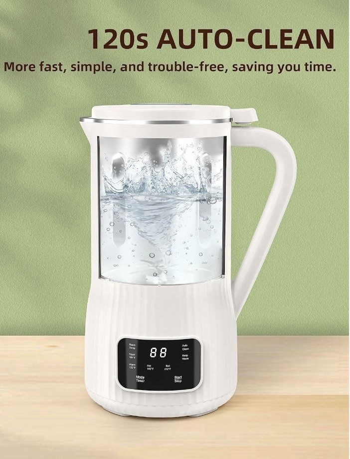 20oz Nut Milk Maker Machine ~ Multi-Functional Automatic w/ 10 Blades