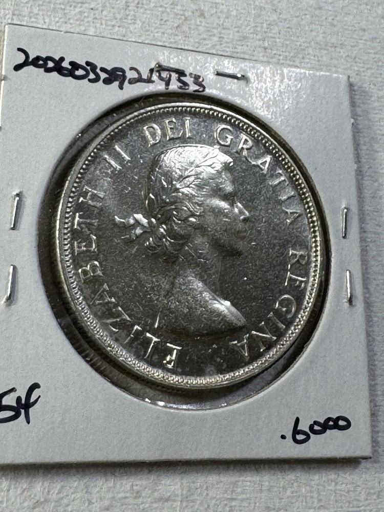 1953 Canada $1 Silver Coin