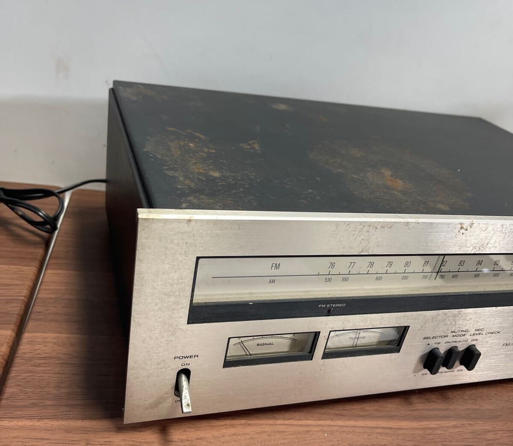 Technics ST-7300 Stereo Tuner AM/FM Silver Good GP
