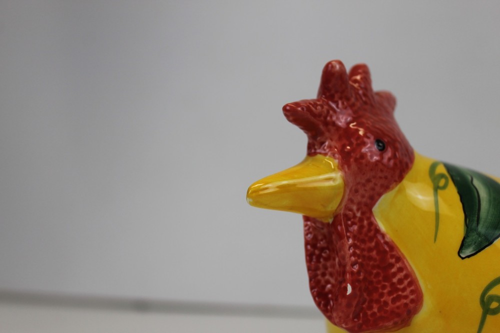1999 Rooster Hand painted Ceramic Figure CBK, LTD used