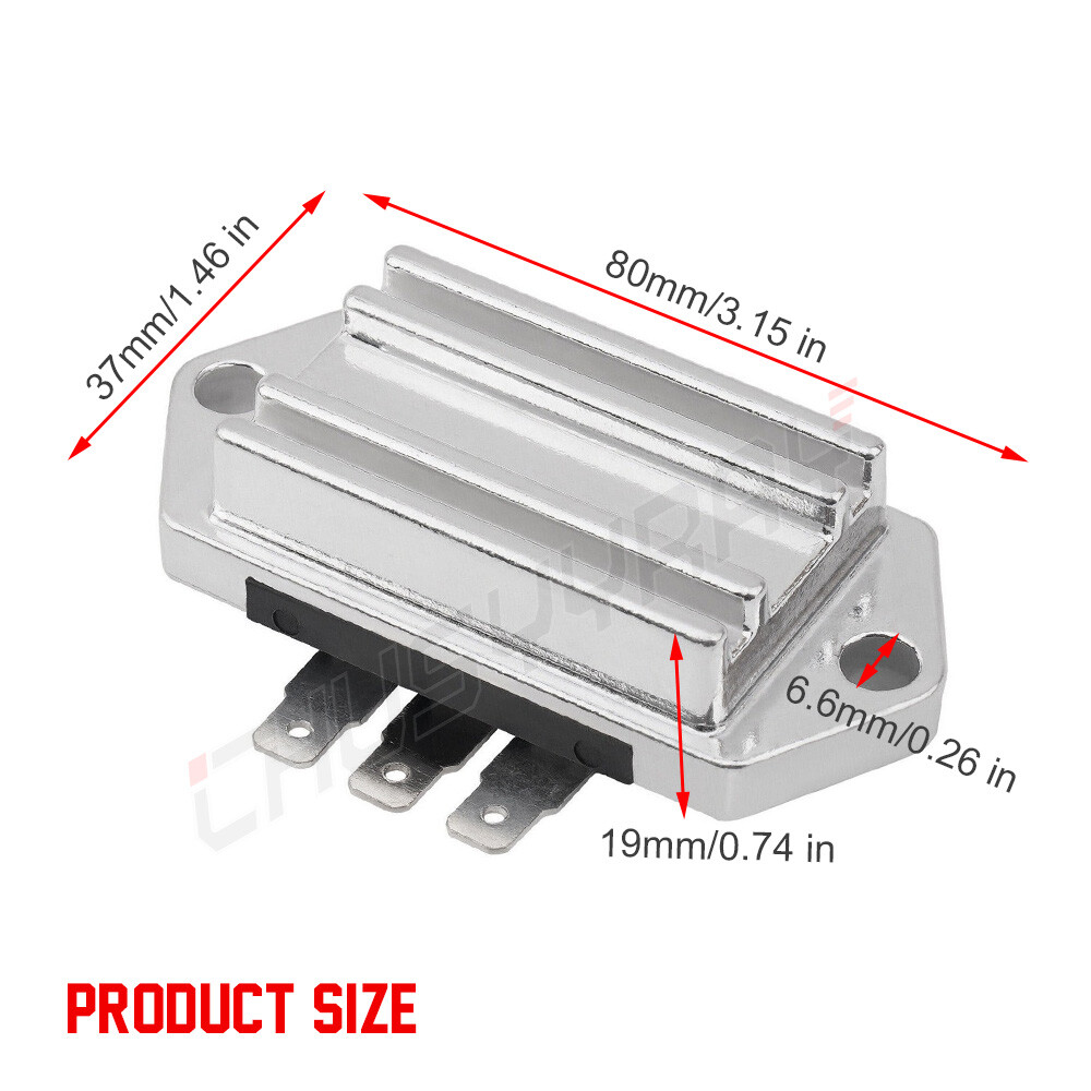 Voltage Regulator Rectifier for CPohn Deere MIA11665 Replacement parts Silver