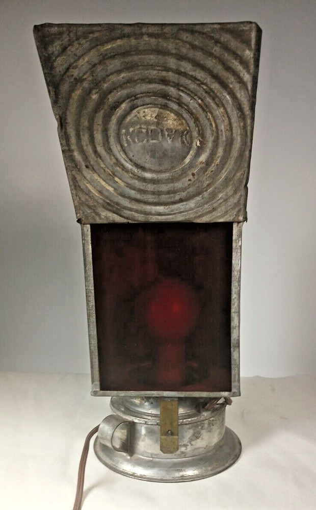 Antique Kodak Dark Room Light Lantern Electrified