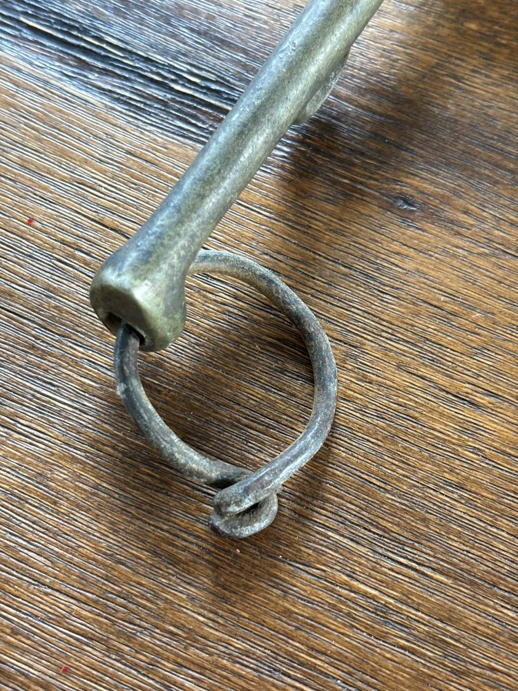 Vintage Horse Bit Solid Brass Stamped Never Rust *Pre-Owned