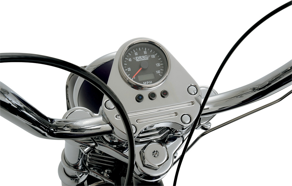 Drag Specialties - 21-6893DSNU - 2.4" MPH Programmable Mini Electronic Speedomet