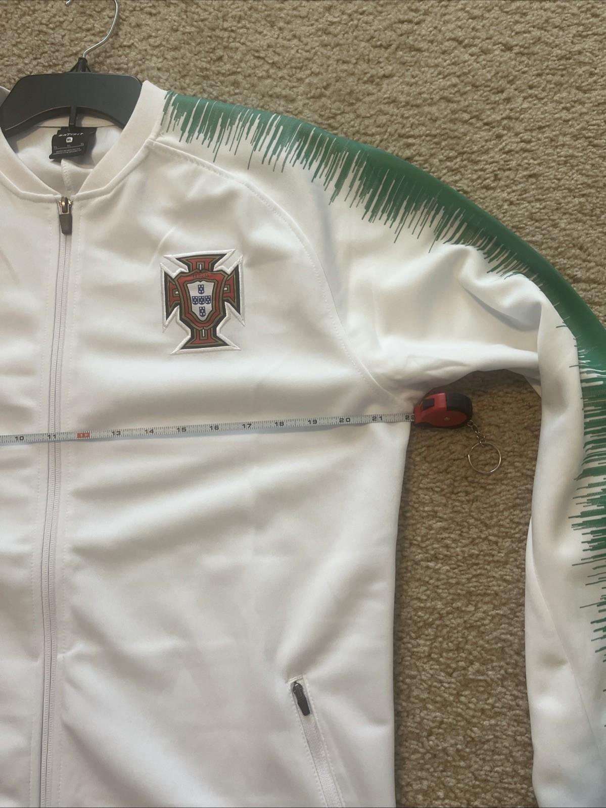 Portugal Warmup Jacket 18/19 XL Green/White