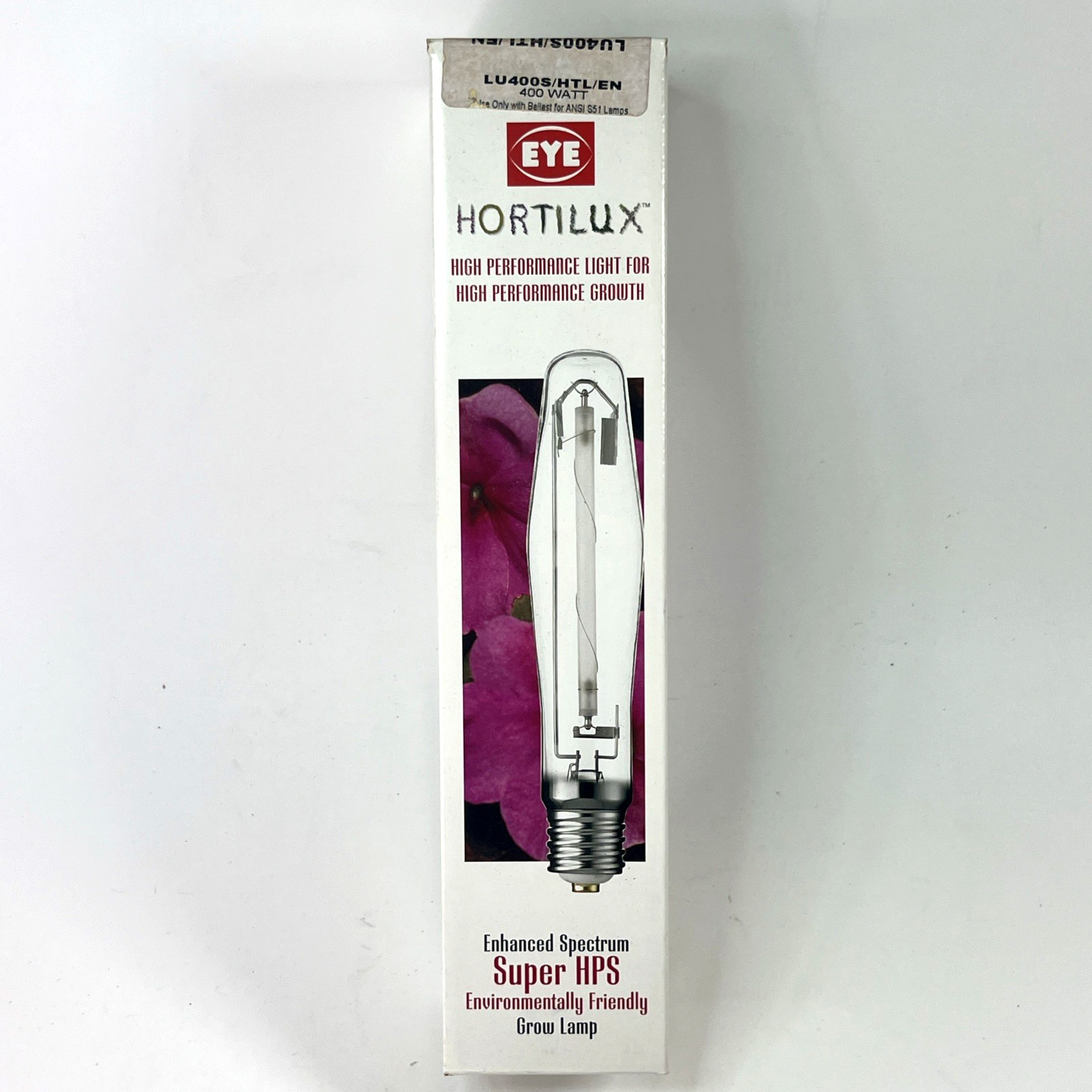 Hortilux Super HPS (High Pressure Sodium) 400 Watt Enhanced Spectrum Grow Lamp