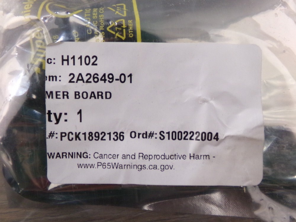 Hoshizaki 2A2649-01 Timer Board, New S7