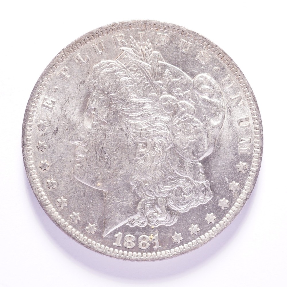 1881-O Morgan Silver Dollar AU