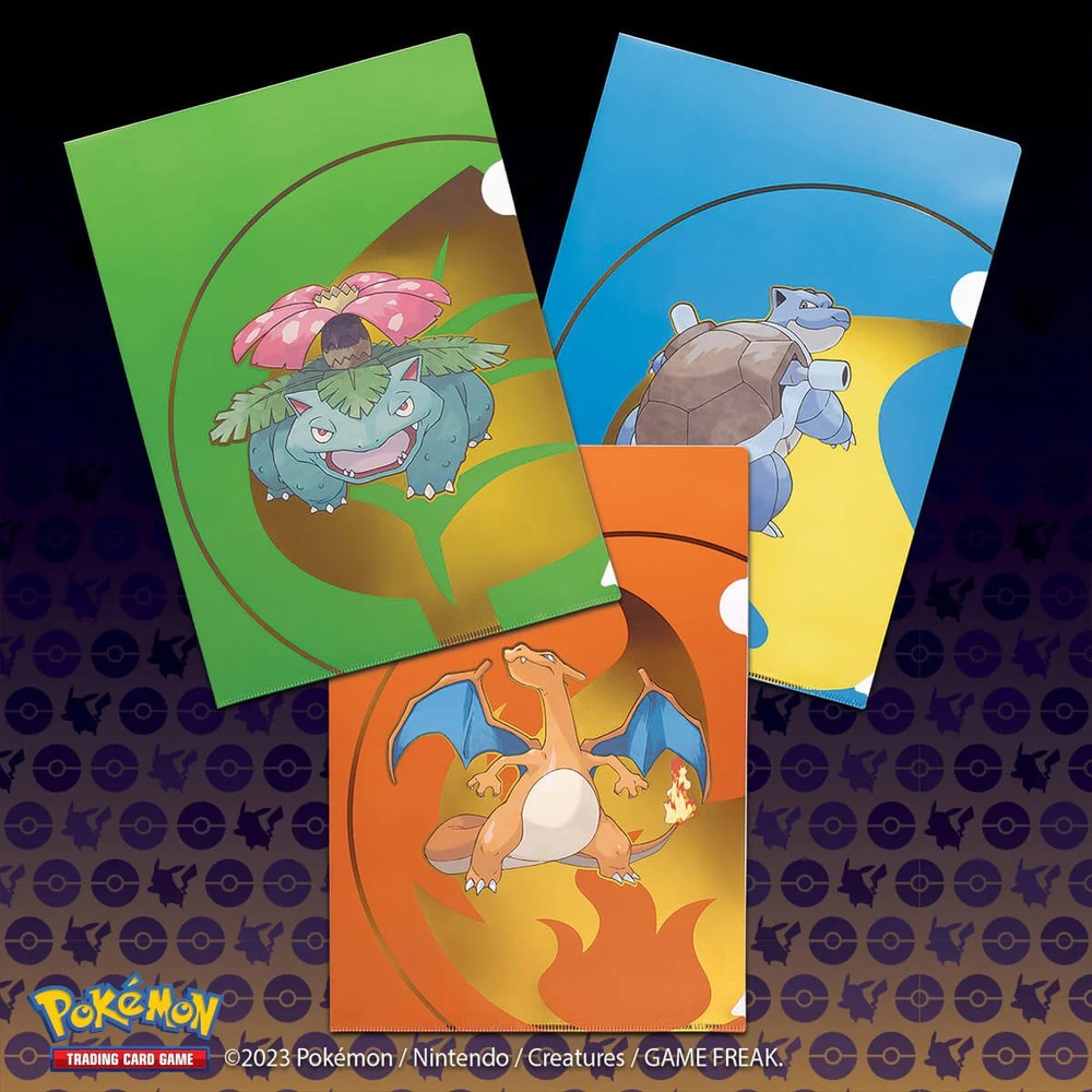 Pokemon Charizard, Blastoise, Venusaur Tournament Folios