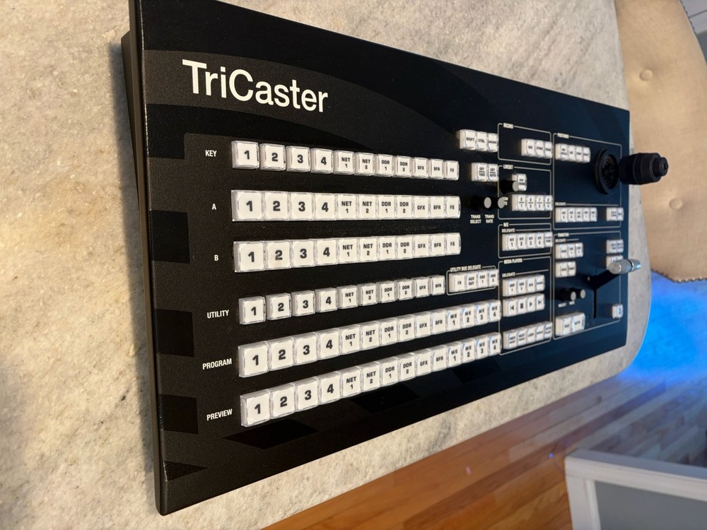 NewTek TriCaster Control Surface Console Control Panel Video Production