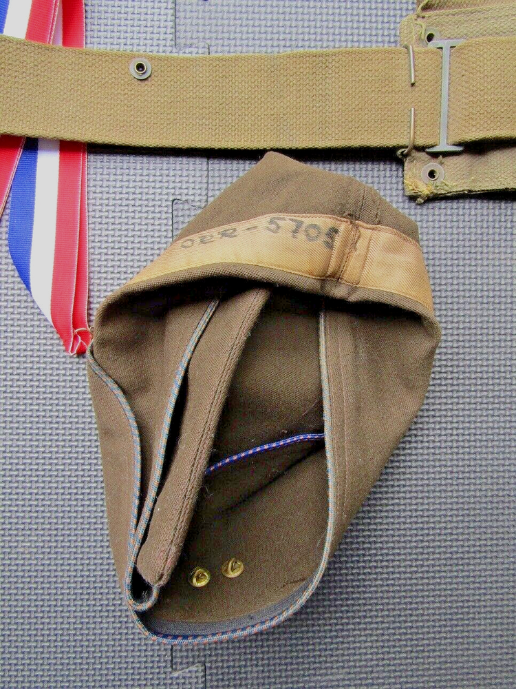 Ammo Belt and WW II Garrison Cap.