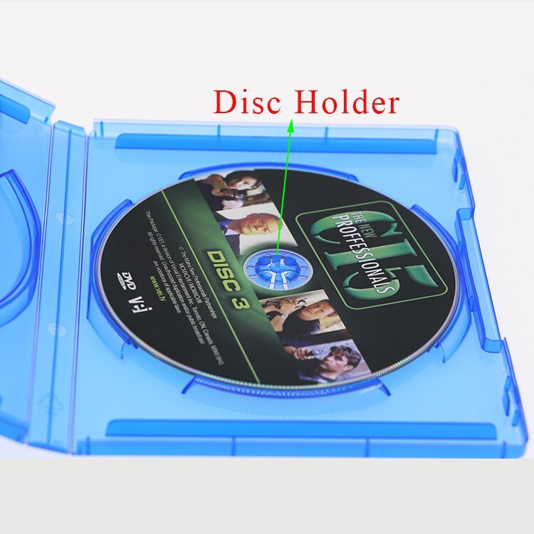 2pcs Blue Double Discs Case Game Cover Replacement Case For Playstation 4 PS4