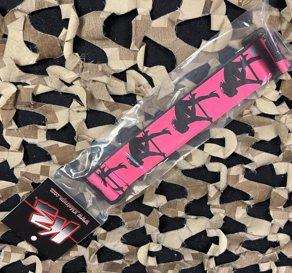 NEW KM Paintball Universal JT Goggle Strap - Pink Stripper