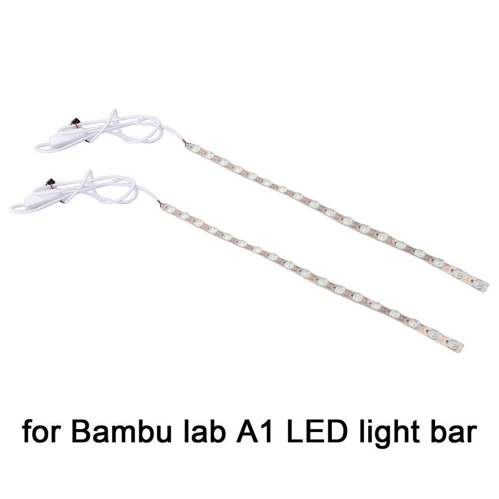 2PCS LED Light Strip for Bambu Lab A1 For 3D Printer with High Brightness