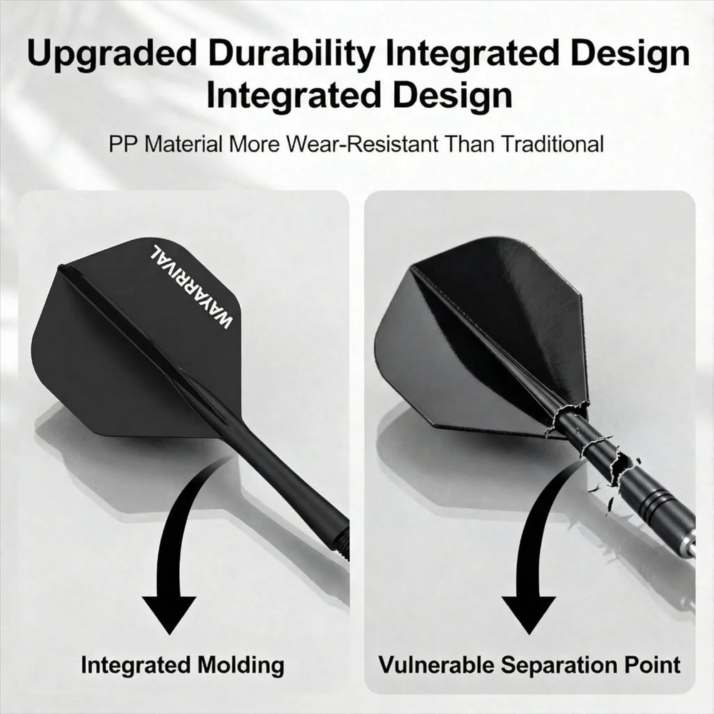 Effortless Setup Dart Flights - Universal 2BA Fit with Lightweight Stability