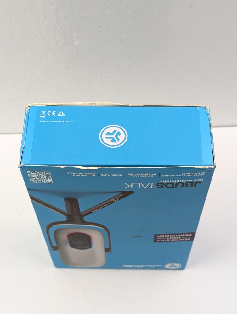 JLab EPIC JBUDS Talk USB Microphone - White